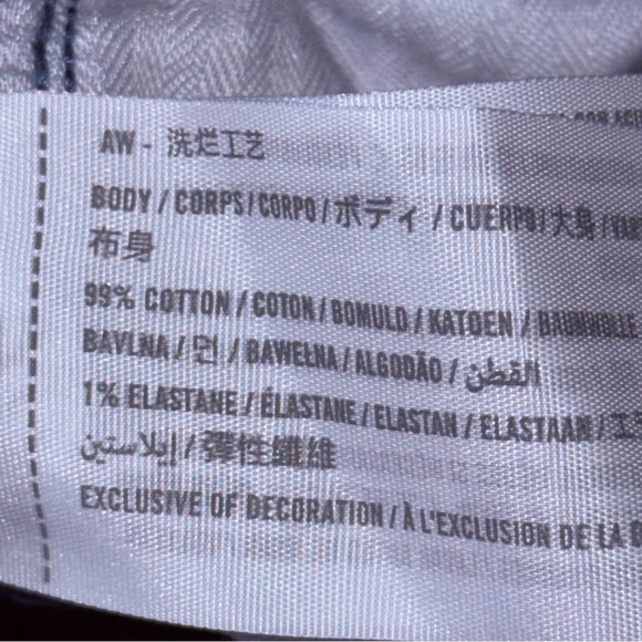 Abercrombie & Fitch Slim Straight Ultra High Rise Jeans dark blue LONG - Picture 12 of 16